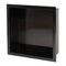 Alfi Brand 12" x 12" Brushed Black PVD Stainless Steel Square Single Shelf Shower Niche ABNP1212-BB - alternate 8